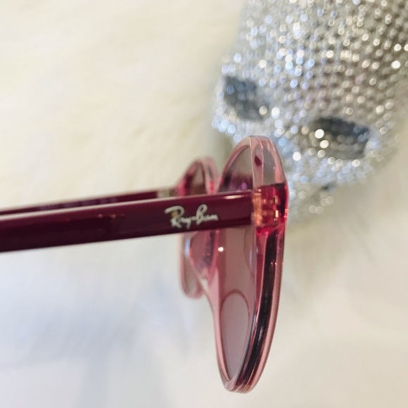 Ray Ban-Pink Round Sunglasses - Picture 6 of 8